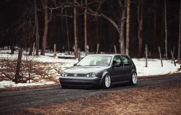 Picture grey, volkswagen, Golf, golf, Volkswagen, MK4