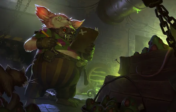 Cat, cat, rats, beast, Legends of Runeterra