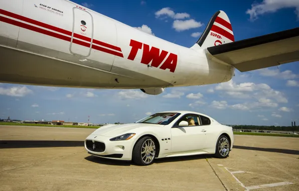 Picture white, wheels, maserati, granturismo, hrome