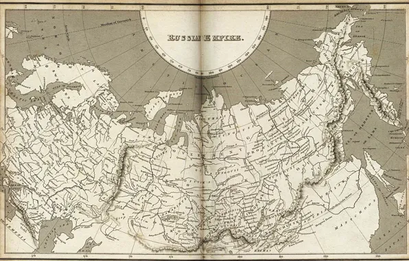 Picture Map, Russia, Russian Empire