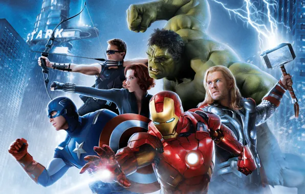 Picture Scarlett Johansson, Girl, Heroes, Hulk, Iron Man, Wallpaper, Bruce, Captain America