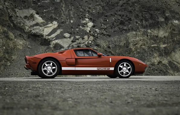 Picture Ford, red, Wheels, Ford GT2