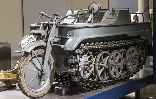 Motorcycle, patency, high, half-track, SdKfz 2, Kettenkrad