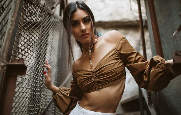 Girl, hot, eyes, beautiful, figure, model, brunette, pose