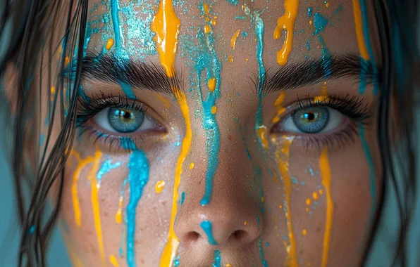 Paint, Anton Papaluca, dgaza, MidJourney Girl Model