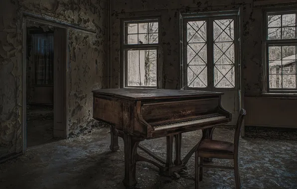 Music, chair, piano