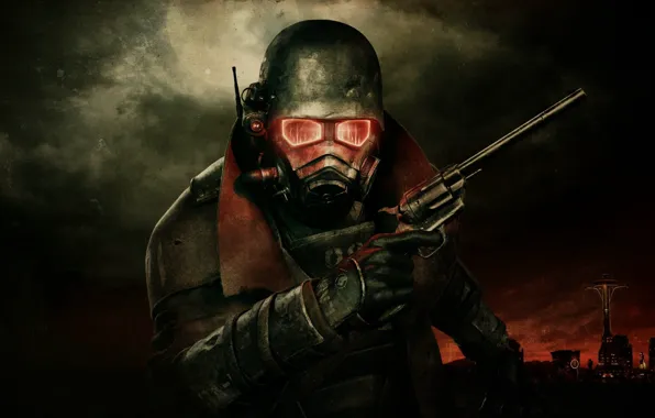 Picture radiation, mask, fallout3, new vegas, Magnum