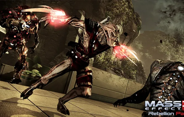 The reapers, Mass Effect 3, the addition of the &quot;rebellion&quot;, Rebellion Pack, the, melee, soldiers …