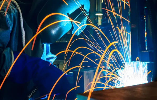 Sparks, welder, personal protective equipment, Metallurgical