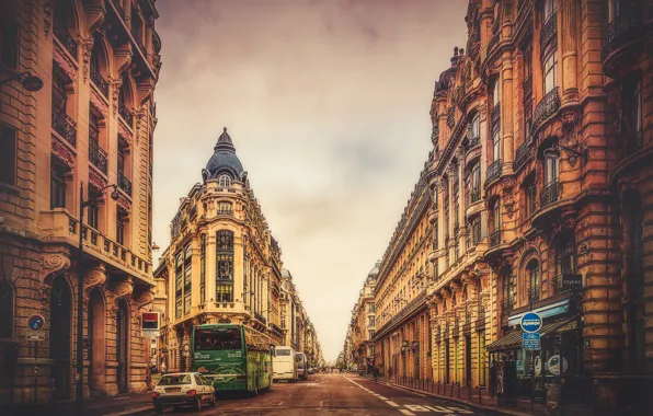 Picture road, the city, transport, street, France, Paris, home, treatment