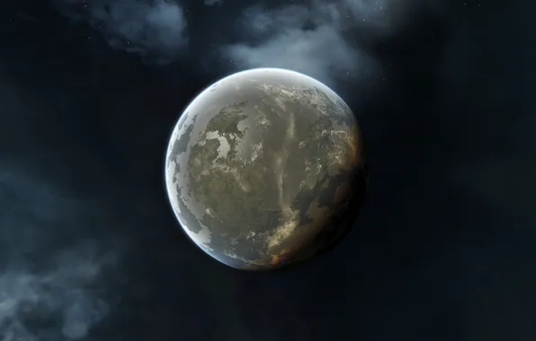 Eve online, planet, barren