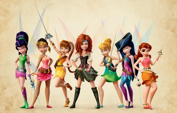 Girls, fairies, The Pirate Fairy