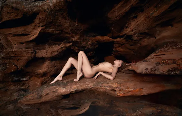 Chest, sexy, pose, rock, model, naked, body, makeup