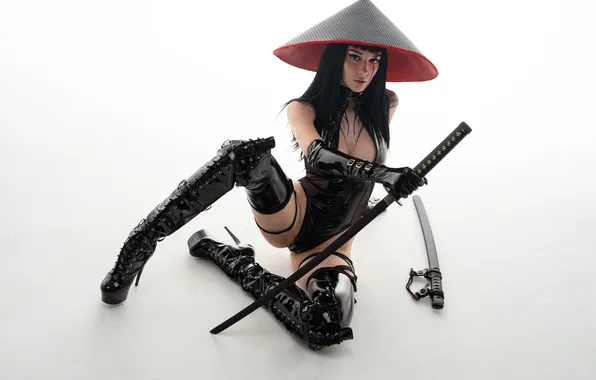 Katana, cosplay, Samurai, Xenon, Cosplay, cosplay girl, Alin Ma