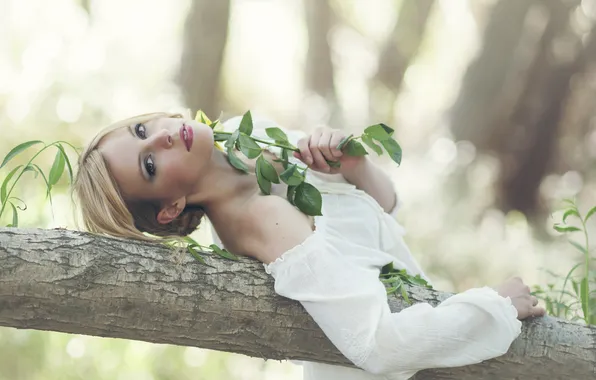 Trees, model, Beatriz Lorenzo