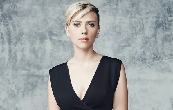 Picture background, model, makeup, dress, actress, Scarlett Johansson, hairstyle, blonde