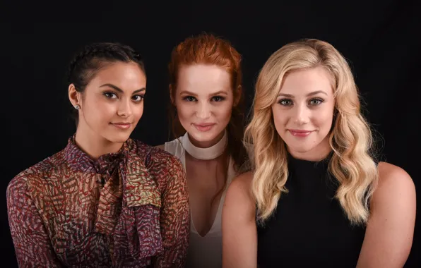 Picture Riverdale, Veronica Lodge, Camila Mendes, Betty Cooper, Lili Reinhart, Riverdale, Cheryl Blossom, Madelaine Petsch