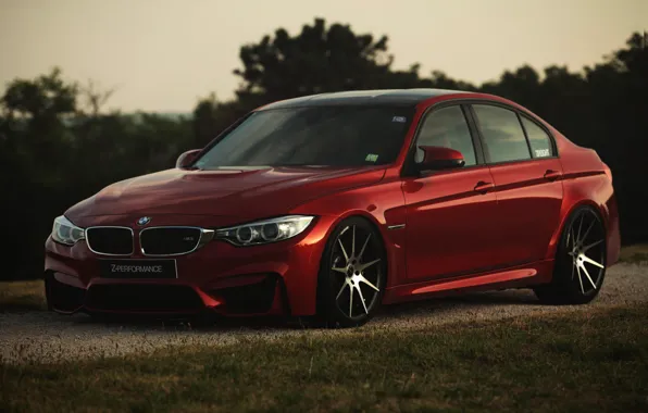 Picture BMW, RED, F80, z-performance