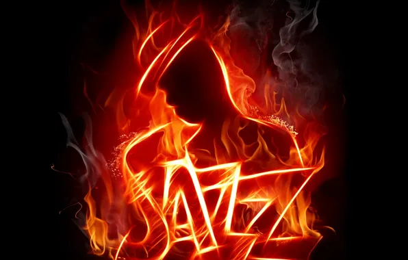 Picture smoke, Fire, jazz