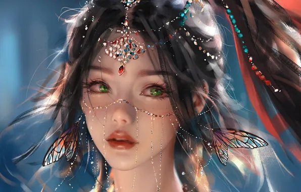 3d anime woman and beautiful pretty art 4k full HD f