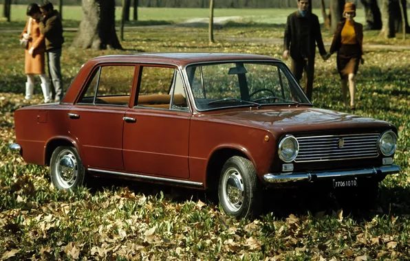 Park, background, the front, 1966, Fiat, Fiat, 124