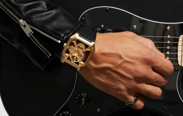 Wallpaper Skull Watch Hand Cyber Closeup Bronze Watch design