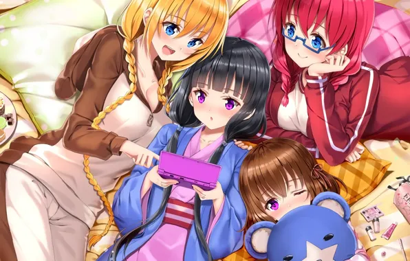 Girls, anime, girlfriend, Blend S
