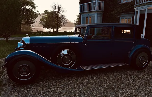 HDR, Bentley, House, Lights, Game, Sea, Luxury, Trees