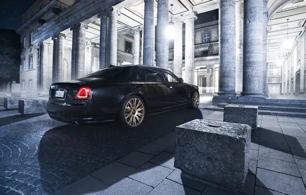 Rolls-Royce, Ghost, rolls-Royce, 2015, Spofec Black One