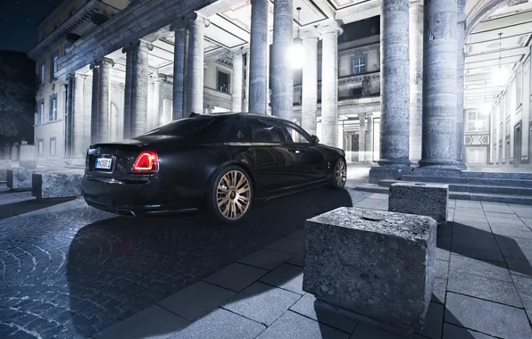 Picture Rolls-Royce, Ghost, rolls-Royce, 2015, Spofec Black One