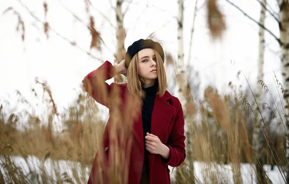The beauty, coat, takes, Lika