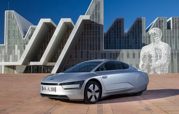 Building, Volkswagen, statue, XL1