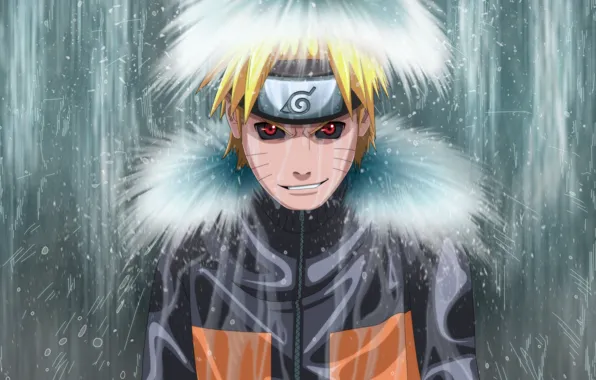 Waterfall, naruto, anime, Uzumaki Naruto, evil essence