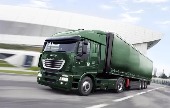 Picture Speed, Movement, Green, Iveco, Stralis, 540, Italian, Stralis