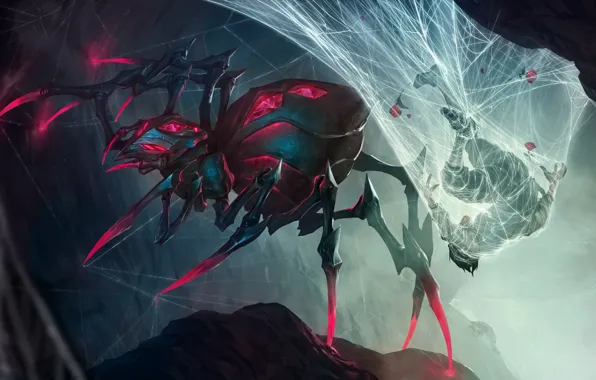 Web, spider, guy, Elise, Legends of Runeterra