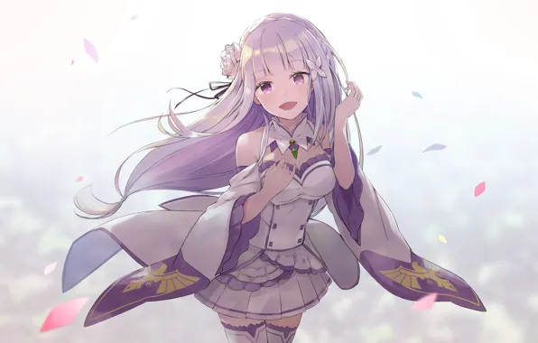 Girl, smile, Emilia, From scratch, Re Zero Kara Hajime Chip Isek Or Seikatsu, Life In …