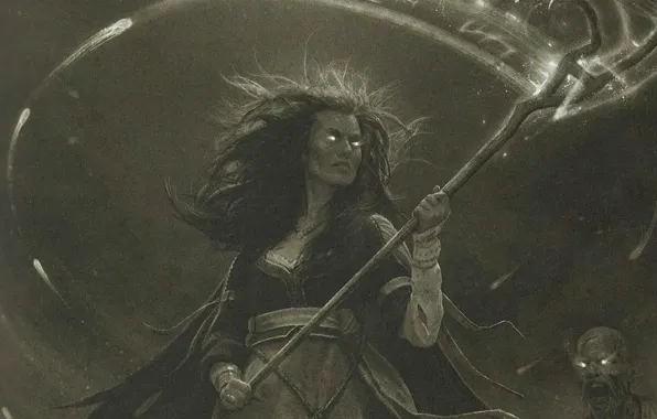 Magic, Witch, Undead, Roman Papsuev, Tales Of Old Russia, Bosorka