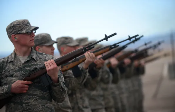 Weapons, army, soldiers