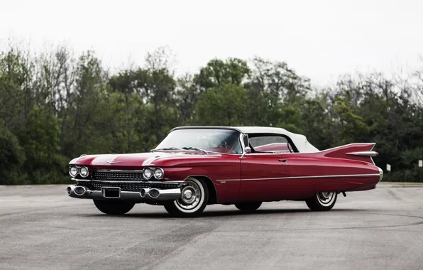 Cadillac, Cadillac, Convertible, 1959, Sixty-Two