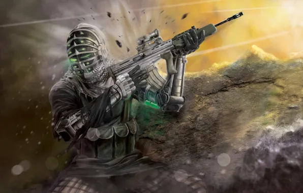 The explosion, fragments, weapons, equipment, Codename JULIET
