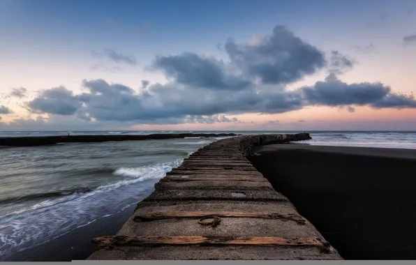 Sea, landscape, shore