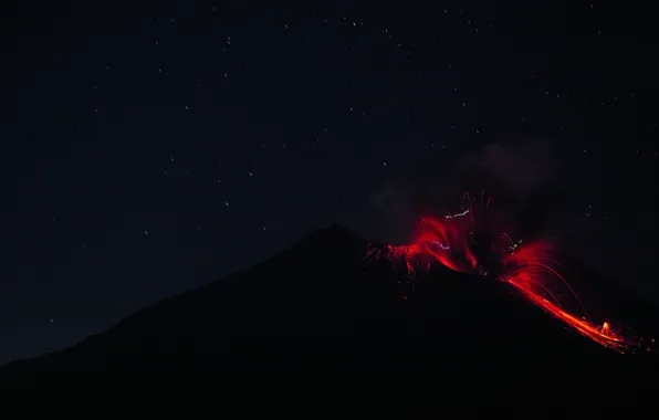 Picture fire, element, the volcano, the eruption, lava, Sakurajima