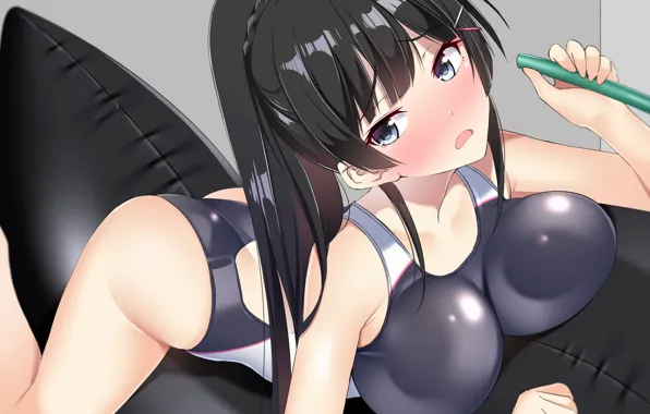 Picture girl, sexy, ass, long hair, boobs, anime, beautiful, pretty