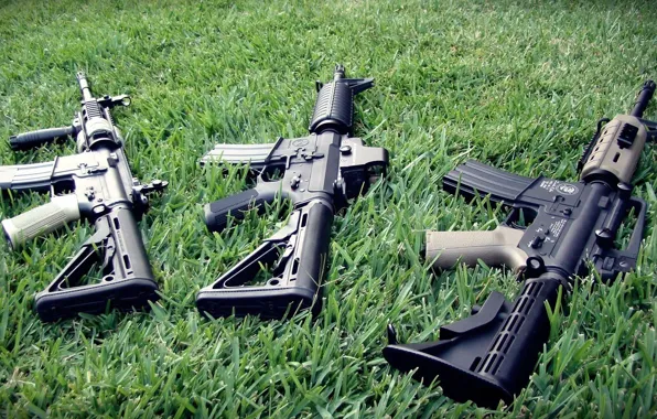 Picture weed, m4a1, ar-15, Machines, assault rifles