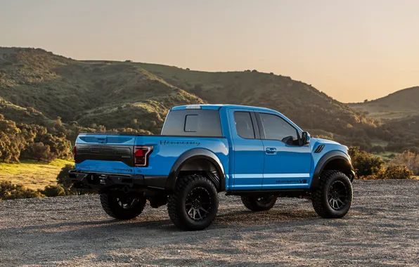 Sunset, Ford, Raptor, pickup, F-150, Hennessey, 2019, VelociRaptor V8