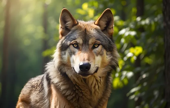 Nature, snow, predator, face, animal, wolf, wolves, wildlife