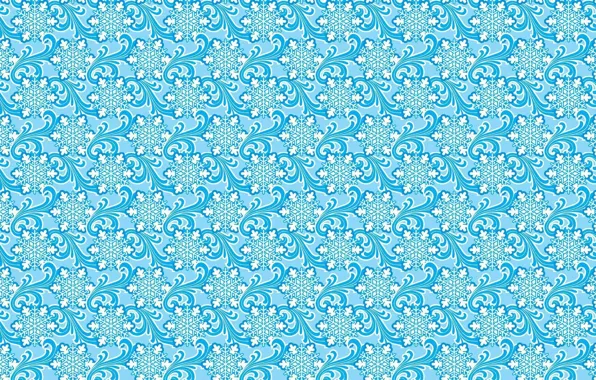 Picture snowflakes, holiday, pattern, blue, new year, texture