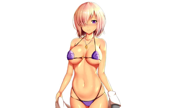 Girl, sexy, lingerie, pantsu, bra, cleavage, panties, pink hair