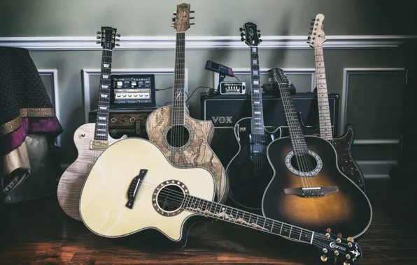 Music, guitar, Family Portrait