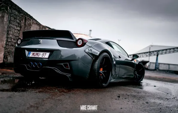 Auto, Machine, Grey, Ferrari, 458, Ferrari 458, Mike Crawat Photography, Mike Crawat